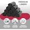 Dealmed 60 gal Trash Bags, 38 in x 58 in, 1.8 Mil, Black 781157 - alternate 4